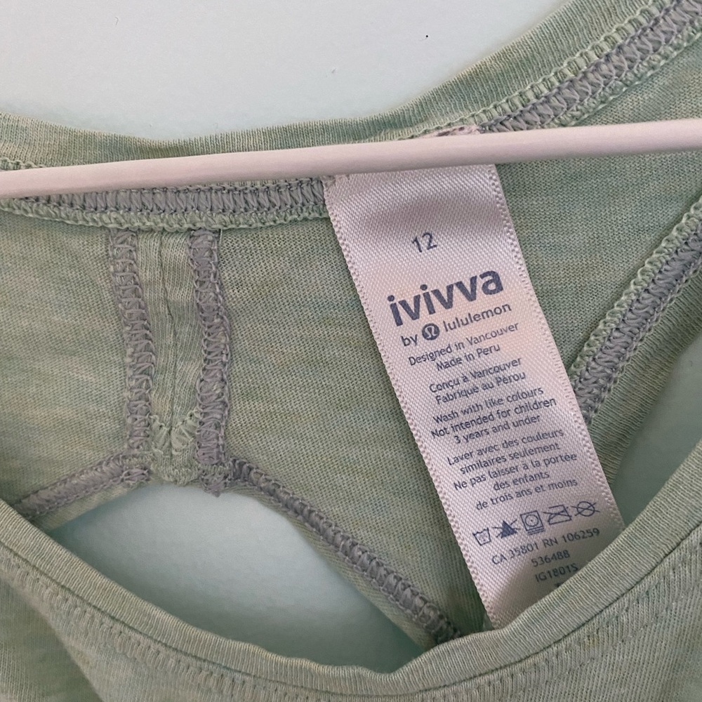 Teal Ivivva Cutout Tank - Picture 2 of 4